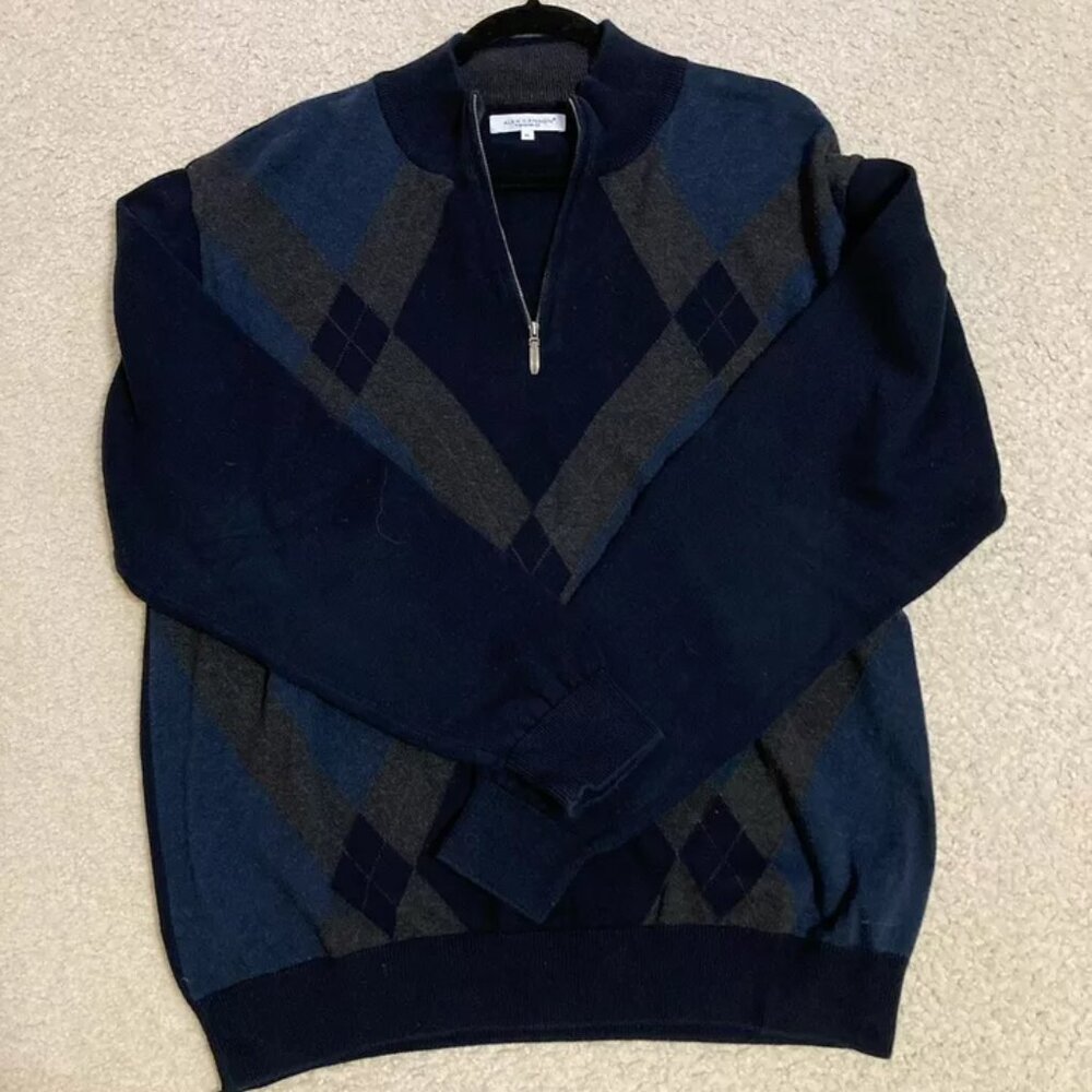 ALEX Cannon Quarter Zip Sweater Men’s XL Vintage 90's
